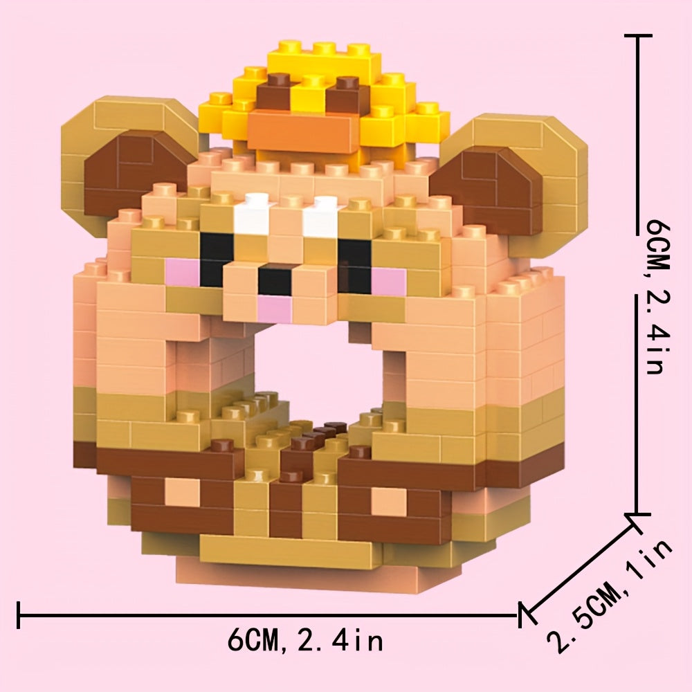 3D Miniature Cute Animals Models Buillding Blocks Toys, Sheep, Fox, Chicken, Samoyed, Rabbit, Mouse, Raccoon, Bear, Cat, Small Building Block, DIY Kids Bricks Toys, Christmas\u002FBirthday Gifts