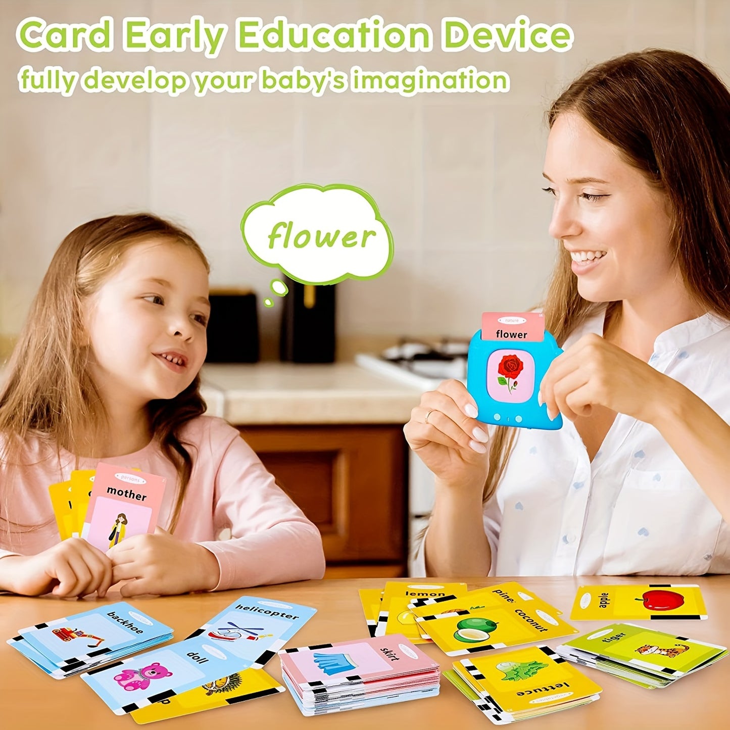 Talking Flash Cards for Toddlers 3-6 Years, Pocket Speech for Toddlers, 224-510 Sight Words Educational Learning Toys, Speech Toys for Toddlers, Kindergarten Preschool Gift for Kids Boys Girls
