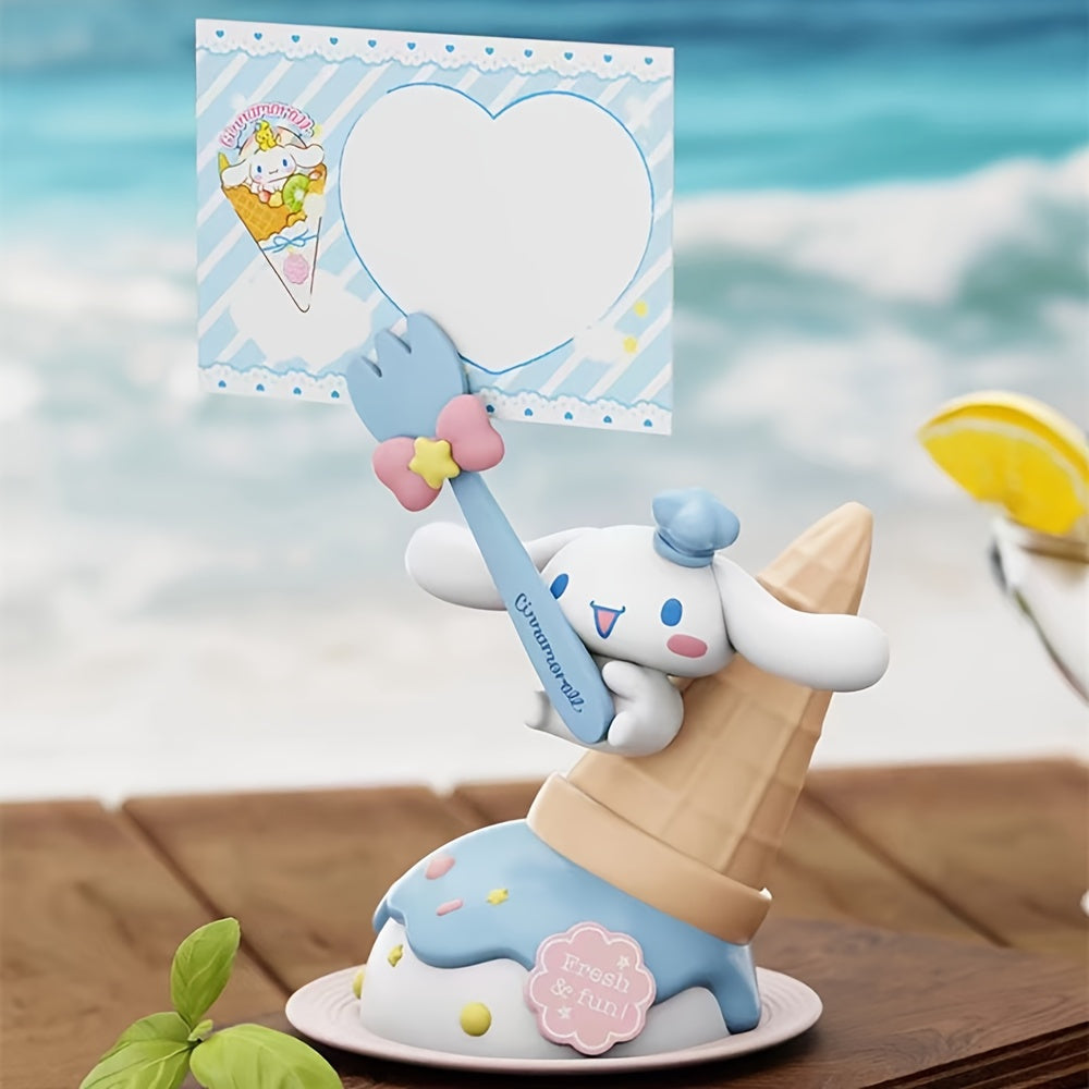 Sanrio Dessert Series Mystery Box - Cute Character Figurine with Purple & Pink Pastel Design, Heart Balloon & Cake Stand - Home Decor, Car Accessories, Birthday & Christmas Gift for Fans