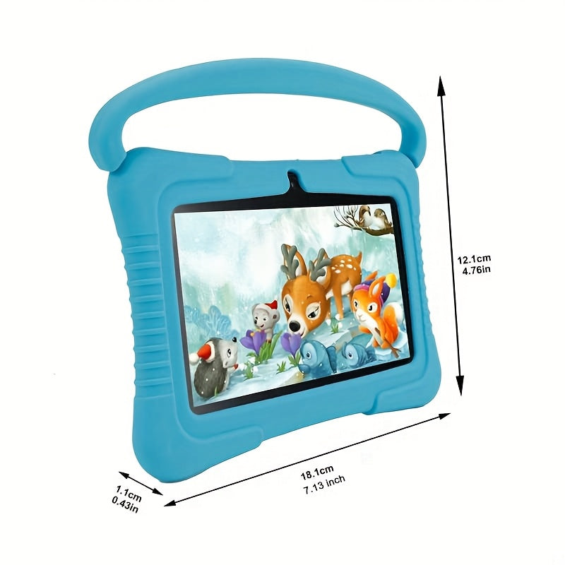 Veidoo Kids Tablet, 7 inch Android Tablet PC, 2GB RAM 32GB ROM, Safety Eye Protection Screen, WiFi, Dual Camera, Games, Parental Control APP, Tablet with Silicone Case